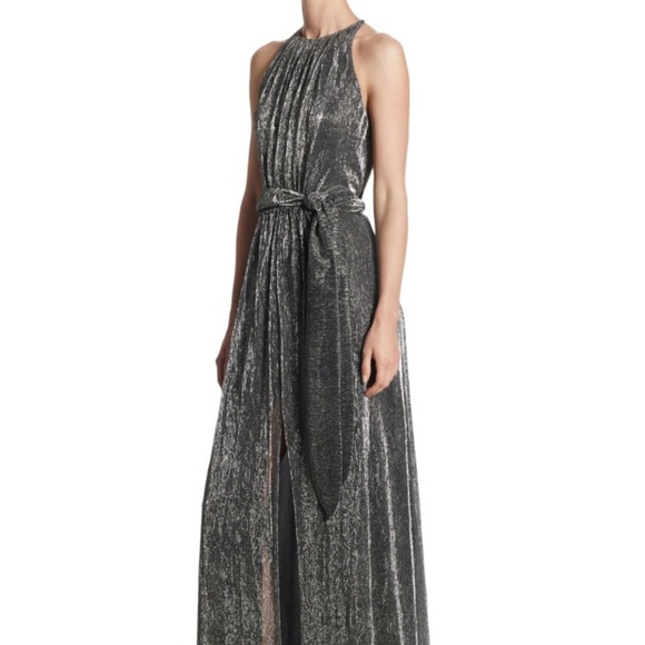 NEW WITH TAGS!! Halston Heritage silver gown! - Picture 3 of 5